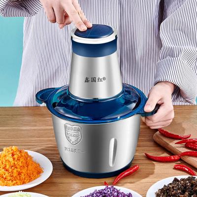 China Bowl-Lift Design Household Food Chopper High Quality Pure Copper Motor 2L 304 Stainless Steel Electric Vegetable Chopper Quiet Meat Chopper for sale