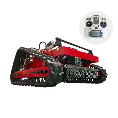 China 2021 Hot-selling remote control crawler tank lawn mower sales for sale