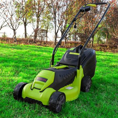 Cina professional 1600w high quality cordless lithium battery powered electric motors lawn mower hand push lawn mower machine in vendita