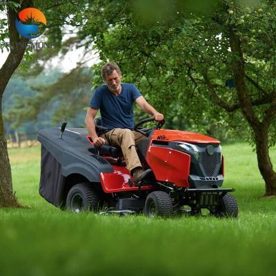 Китай High Efficient CE Approved 17.5hp Gasoline Garden Grass Trimmer Riding Grass Cutter Lawn Mower Machine With Grass Catcher продается