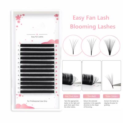 China Individual Fake Mink Flat Lashes Ellipse False Eyelash Extension Slit-Tips Extension Good Quality Natural Soft Flat Ellipse Lashes for sale