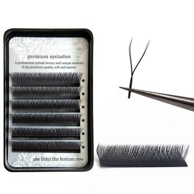 China Good Quality 0.07 C D 15mm False Eyelash Wholesalers Supply Different Eyelash Extensions Y Shape Eyelash YY Lash Extension for sale