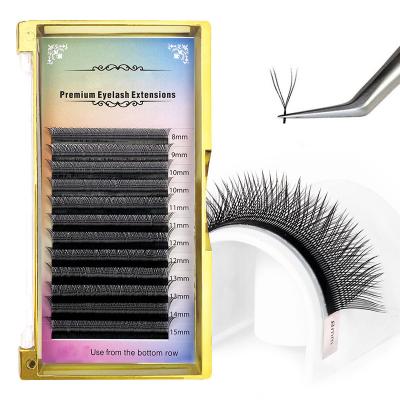 China Good quality yy lashes korea 0.05 0.07 C D curl 8-15mm matte black private label yy eyelash extension silk lashes for sale