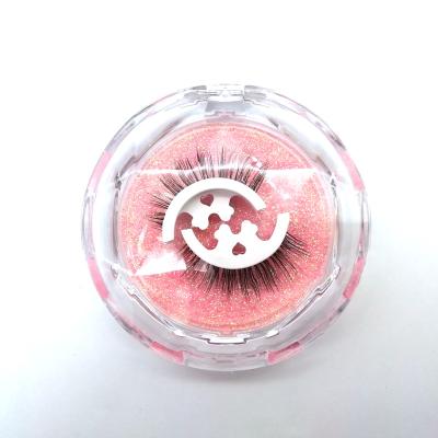 China Glue Free Wholesale Glue Free Faux Mink Eyelashes Messy Fluffy Long Light Natural Style Customize Packaging False Eyelash for sale