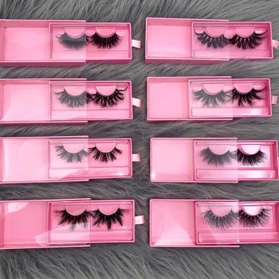 China Top Quality SARA 3D real mink eyelashes Customized private logo and case Factory price faux mink eyelash vendor Wholesale fast shipping for sale