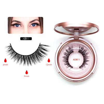 China Good Quality Magnetic Eyeliner Holiday Eyelashes Set 1 Pair Invisible Magnetopathy Eyelash Magnetic Suction for sale