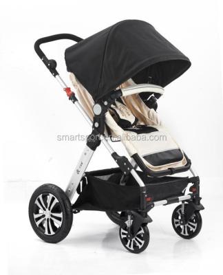 China Polyester Oxfold Europe New Style Luxury Baby Carriage for sale