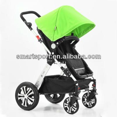 China Oxfold Polyester Fabric Happy European Style Baby Stroller 3 In 1 for sale