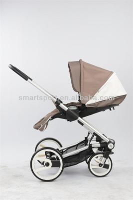 China French polyester baby stroller china supplier with 5 point seat belts for sale