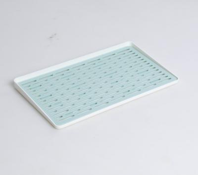 China Sustainable Kitchen Dish Drying Rack Tray Cup Board Multifunctional Plastic Kitchen Dish Draining Board for sale