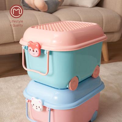 China Multifunctiona 2022 New Fashion Multifunction Storage Pulley Storage Boxes Strip Style Storage Boxes For Kids for sale