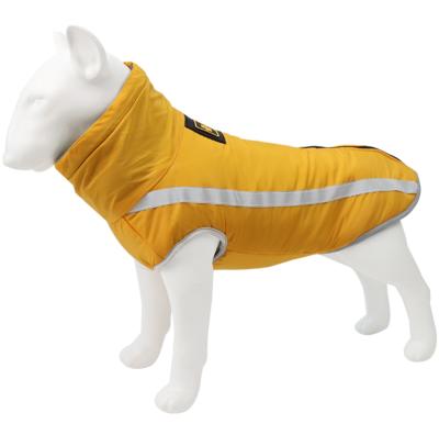 China Stocked Customized Reflective Dog Coat Woolen Pet Clothes Small Dog Winter Pet Supplies Logo Waterproof Coat Designer for sale