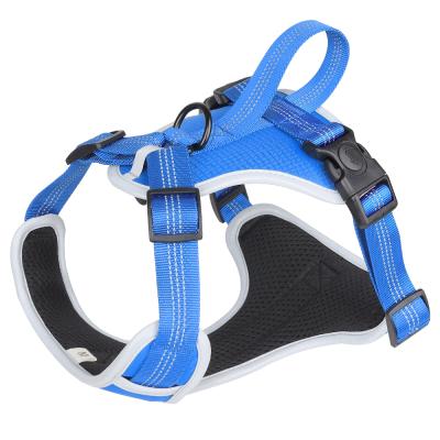 China Customized Reflective Pet Harness All Logo Pet Accessories Dog Vest In 1 New Pet Harnesses Dog Leash Mesh Inventions Breathable Reflective Pets for sale