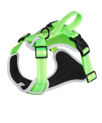 China Customized Reflective Logo Dog Items Dog Increasing Harness Mesh Pet Harness Reflective Large Dog Breathable Products for sale