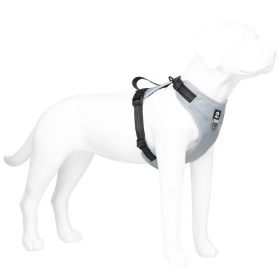 China Customized Reflective Logo Accesorios Para Mascotas Dog Raising Breathable Pet Harness Large Mesh Harness Reflective Animal Accessories for sale