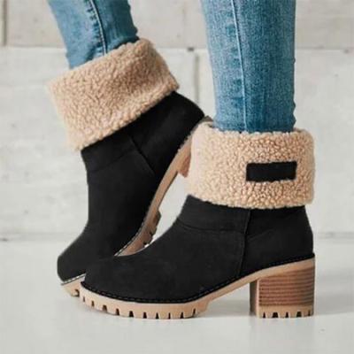 China European New Arrivals Thermal Anti-Skid Ankle Boots Women's Breathable Boots Snow Boots for sale