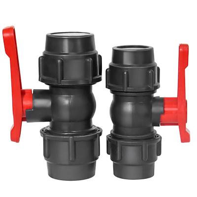 China Female/Male PVC Easy Installation Ball Valve for sale