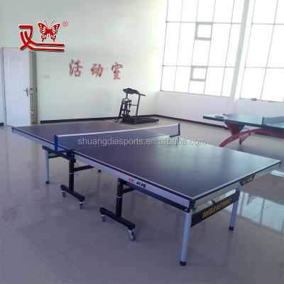 China High Strength Steel Frame Manufacturer Supply Upgraded Table Tennis Table With Brake for sale