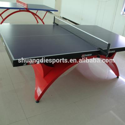 China LED Lamps For Illumination Match Use Professional Ping Pong Table With Rainbow Legs for sale