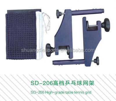 China high quality adjustable ping pong net with thicker one bracket one SD-206 for sale