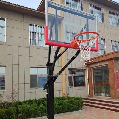 China 2021 Hot Selling Classic Adjustable Standard Inground Basketball Backboard Adjustable Portable Stand for sale