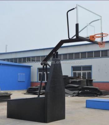 China China Factory Hydraulic Fiberglass Manual Basketball Hoop Stand for sale