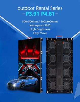 China Top sale Indoor Outdoor Rental P3.91 led video wall led advertising screen P4.81 P2.97 for sale