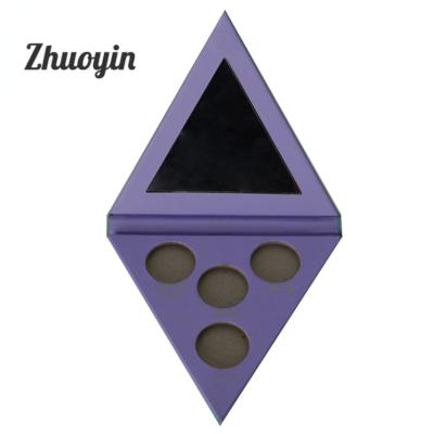 China Wholesale Color Triangle Eyeshadow Powder Packaging Box Cosmetic Packaging Gift Box for sale