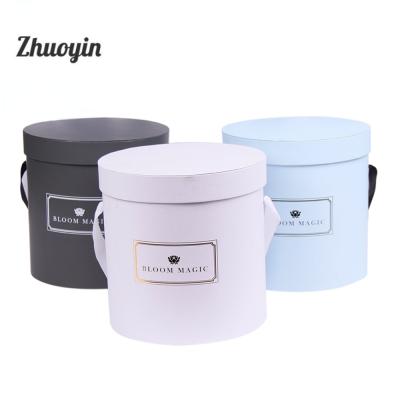 China Recyclable Large Round Cylinder Tea Gift Packaging Box Cardboard Box / Cylindrical Shape Paper Tea Box for sale