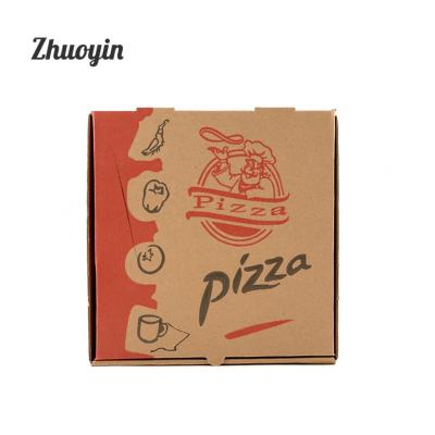 China Best Selling Recycled Materials White Paper Food Packaging Box For Pizza Packaging for sale