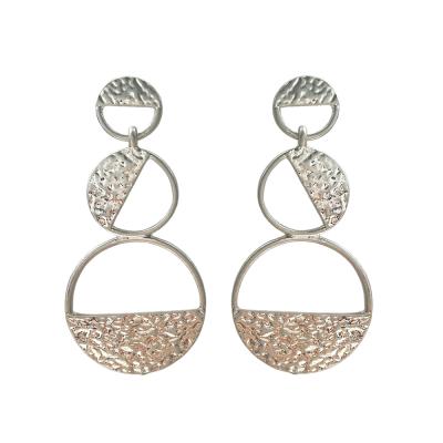 China KITI Special Offer Fashion Anniversary Gift Multiple Circles Earring Women Hollow Earrings for sale