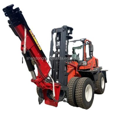 China Other Custom Refurbished Multifunctional Hydraulic Telescopic Forklift Crane Forklift Crane For Sale for sale