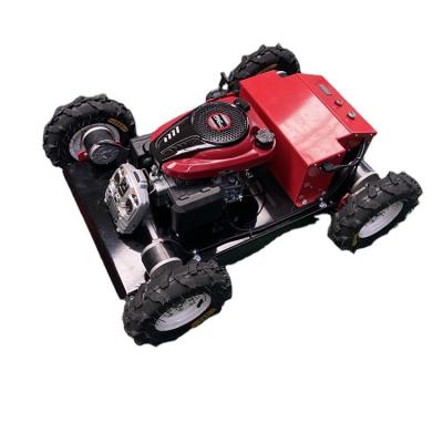 China 4-Stroke garden electric lawn ride on mower four wheel drive lawn mower remote control robot for sale for sale