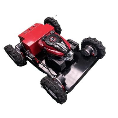 China 4-Stroke Household Lawn Care Machine Small Wheel Drive Electric Remote Control Lawn Cutter For Farm for sale