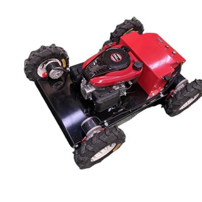 China Mini 4-Stroke Home Lawn Mower Remote Control Four Wheel Lawn Cutter For Sale for sale