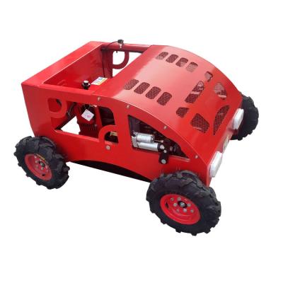 China Engineering/Household Quality High Fine Slope Lawn Mower Remote Control Rubber Tracks for sale