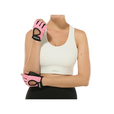 China Customized Logo Available Non-slip Breathable Weightlifting Gym Workout Fitness Gloves for sale