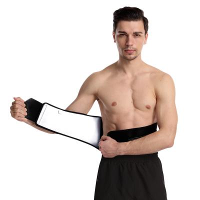 China Sweating New Custom Fat Burning Belt Waist Trimmer Stomach Wrap Mens Waist Trimmer Fat Loss Exercise Waist Trainer for sale