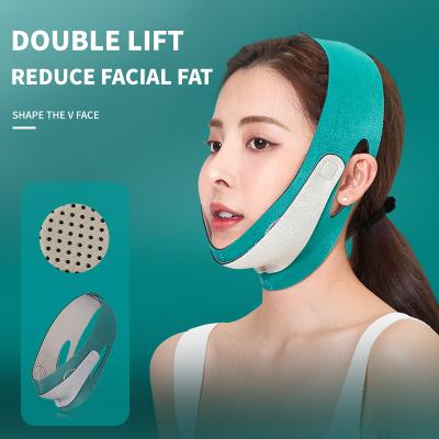 China Breathable Face Lifting Band Beauty Tool V Line Belt Slimming V Shape Lifting Thin Facial Line Face Mask Beauty V Belt for sale