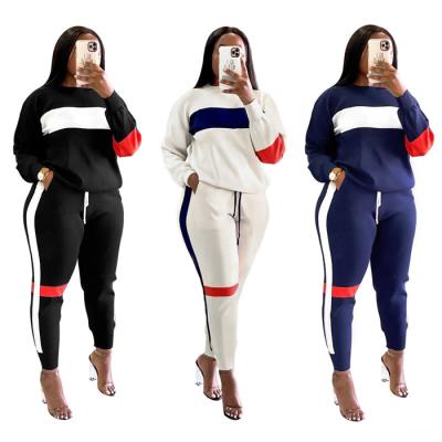 China Fall Breathable Clothing 2022 Sweatpants And Fashionable Hoodie Set 2 Pcs Set Women Sweatsuit Tracksuit for sale