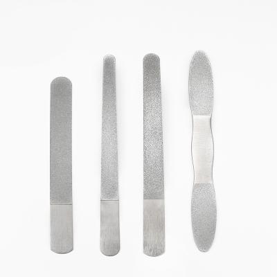 China Product Handmade Custom Nail File Form Customized Logo For Manicure Stainless Steel for sale