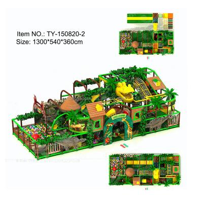 China School Customized Design Jungle Dinosaur Theme LDDPE Plastic Kids Play Zone Amusement Indoor Playground for sale