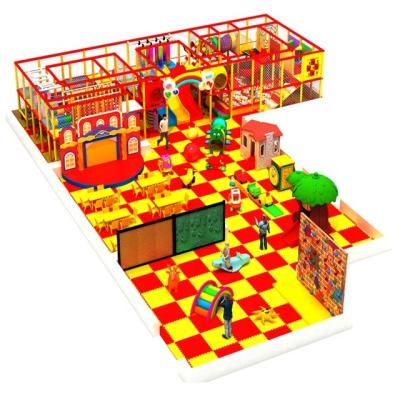 China Supermarket Customized Safety Guaranteed Naughty Fort Plastic Steel Indoor Playground For Kids for sale