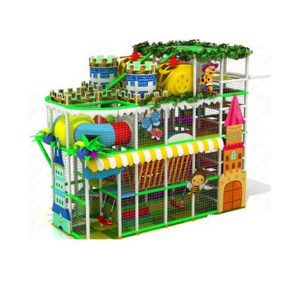 China Unfading Custom Multistory Kids Indoor Playground Design Naughty Castle Equipment for sale