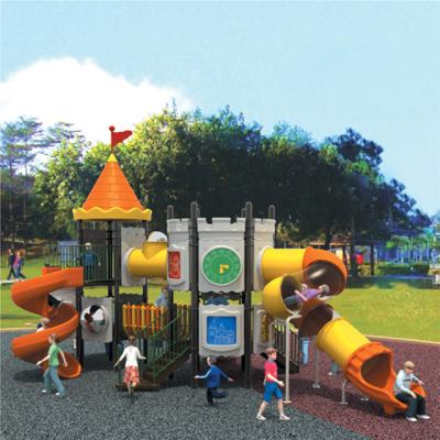 China Anti-fade Wonderful Kids Castle Plastic Outdoor Playground for sale