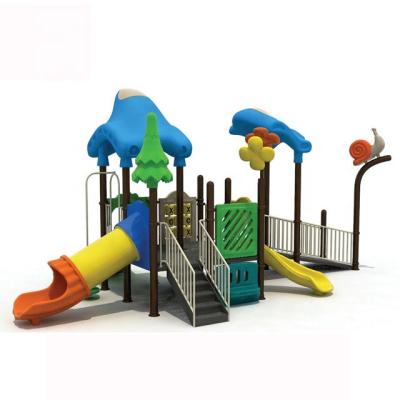 China Anti-fade Outdoor Entertainment Fun Custom Design Plastic Playground Slides For Kids for sale