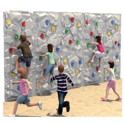 China Customized Design Playground School Physical Training Steel Outdoor Climbing Wall For Kids for sale