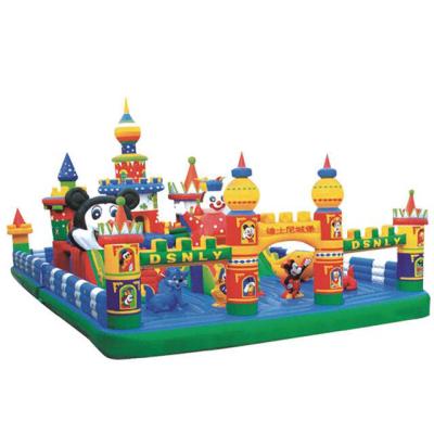 China Amusement Park Customized Design Soft PVC Mat Inflatable Jumping Bouncer Castle Indoor Playground for sale