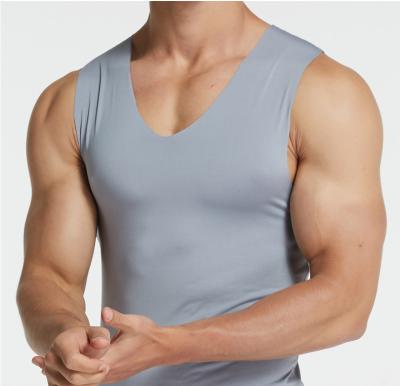 China Hot Sale High Quality Anti-Shrink Cotton Sports Mens Gym Stringer Tank Tops Men's Gym Fitness for sale