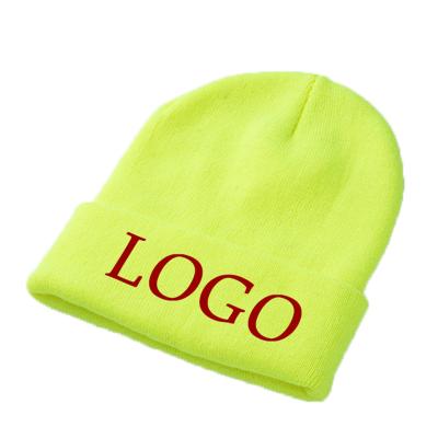 China COMMON Acrylic Winter Beanie Hat With Your Own Custom Made Logo Design From Factory Price 100% for sale